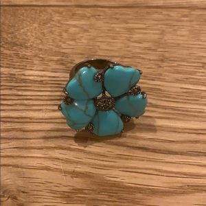 Turquoise Flower Ring